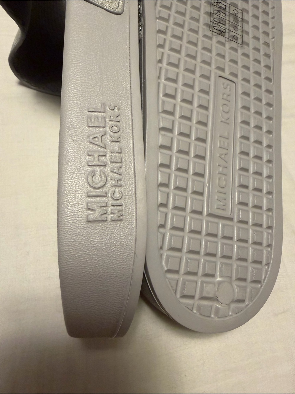 Michael Kors Gray Logo Slide - Picture 6 of 6